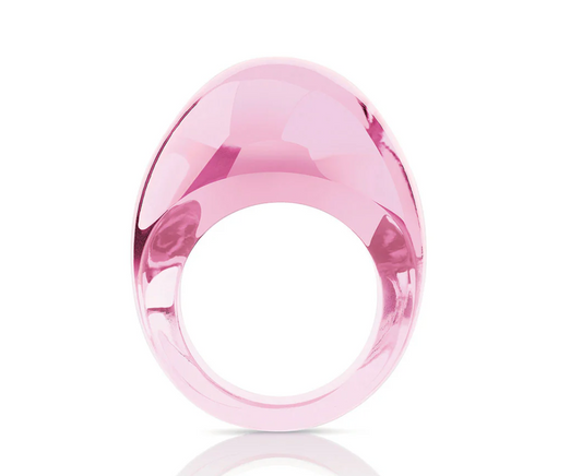 CABOCHON RING PINK