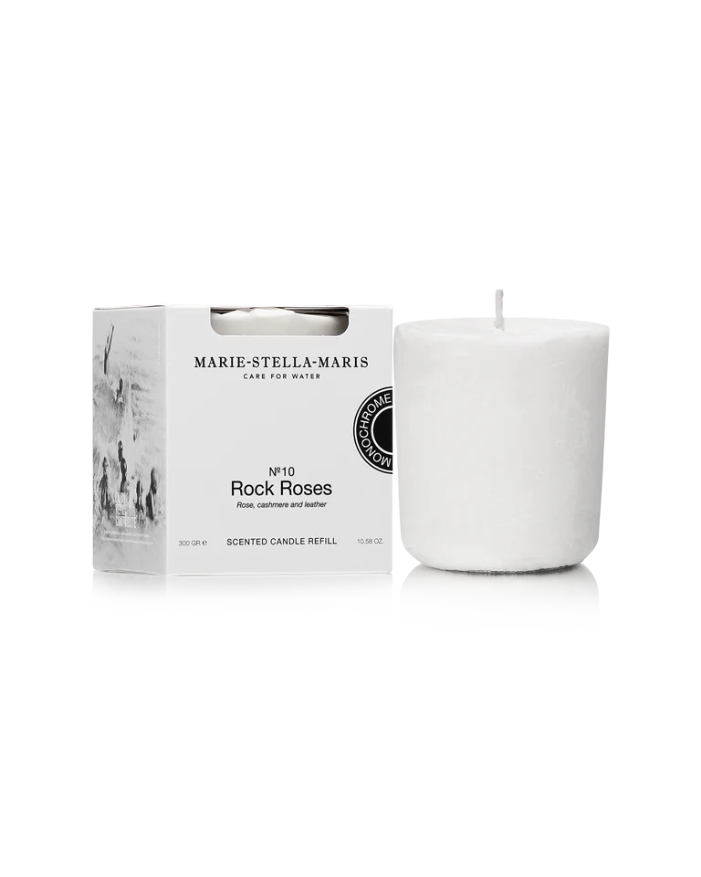 Scented candle REFILL 300gr No.10 Rock Roses