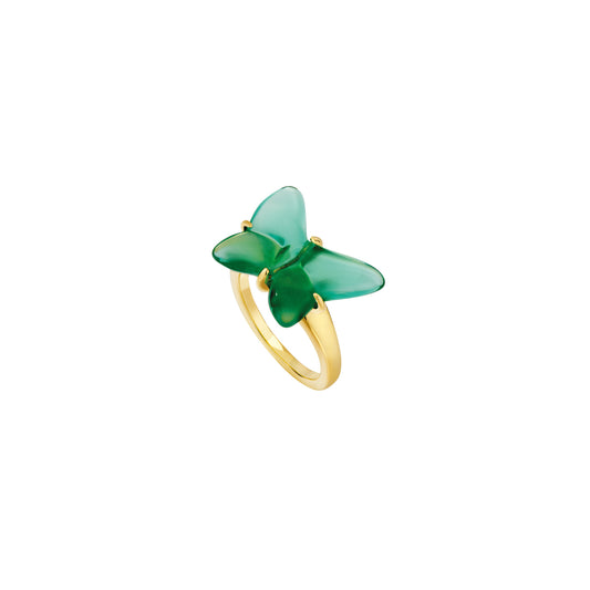 RING PAPILLON21 GREEN YGPB 55